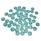 Darrahopens Pet Care > Farm Supplies > Pet ID Tags 50PCS Numbered Label Numbered Tag for Farm Livestock Beekeeping Husbandry Breeding Supplies51-100 Green In Australia - Darrahopens