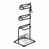 Darrahopens Pet Care > Farm Supplies > Pet ID Tags VEVOR Freestanding Saddle Stand, 30 x 30 x 68.5 in, 3 Tiers Saddle Rack, Heavy Duty Saddle Blanket Holder with Removable & Rotating Tiers, English & Western Saddle Rack for Tack Room Organization