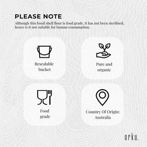 Darrahopens Pet Care > Pest Control 700g Organic Fossil Shell Flour Tub - Livestock Garden Grade Diatomaceous Earth