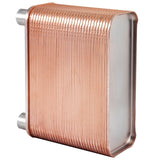 Darrahopens Pet Care > Pest Control > Animal Traps VEVOR Heat Exchanger 3"x7.5" 60 Plates Brazed Plate Heat Exchanger 316L 1/2" BSP FPT Heat Exchanger EATB12 Beer Wort Chiller for Hydronic Heating