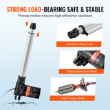 Darrahopens Pet Care > Pest Control > Animal Traps VEVOR Linear Actuator 12V, 10 Inch Heavy Duty 1320lbs/6000N Linear Actuator, 0.19"/s Linear Motion Actuator with Mounting Bracket & IP44 Protection for Electric Door Industrial Machinery Vessels Cargo
