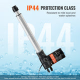Darrahopens Pet Care > Pest Control > Animal Traps VEVOR Linear Actuator 12V, 10 Inch Heavy Duty 1320lbs/6000N Linear Actuator, 0.19"/s Linear Motion Actuator with Mounting Bracket & IP44 Protection for Electric Door Industrial Machinery Vessels Cargo