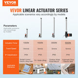 Darrahopens Pet Care > Pest Control > Animal Traps VEVOR Linear Actuator 12V, 10 Inch Heavy Duty 1320lbs/6000N Linear Actuator, 0.19"/s Linear Motion Actuator with Mounting Bracket & IP44 Protection for Electric Door Industrial Machinery Vessels Cargo