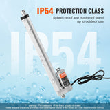 Darrahopens Pet Care > Pest Control > Animal Traps VEVOR Linear Actuator 12V, 12 Inch High Speed 0.55"/s Linear Actuator, 220lbs/1000N Linear Motion Actuator with Mounting Bracket and IP54 Protection