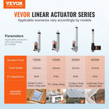 Darrahopens Pet Care > Pest Control > Animal Traps VEVOR Linear Actuator 12V, 4 Inch High Load 330lbs/1500N Linear Actuator, 0.19"/s Linear Motion Actuator with Mounting Bracket and IP54 Protection