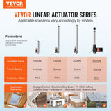 Darrahopens Pet Care > Pest Control > Animal Traps VEVOR Linear Actuator 12V, 8 Inch Heavy Duty 1320lbs/6000N Linear Actuator, 0.19"/s Linear Motion Actuator with Mounting Bracket & IP44 Protection for Electric Door Industrial Machinery Vessels Cargo