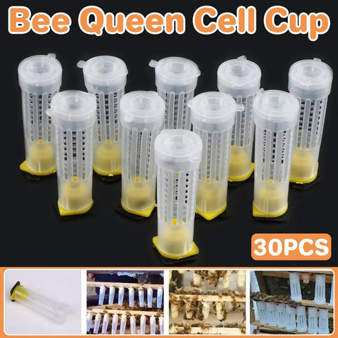 Darrahopens Pet Care > Pest Control > Household Insect Repellents 30pcs Bee Protective Covers Multi Functional King Cage Bee Bite Protector Shield