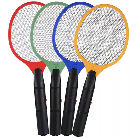 Darrahopens Pet Care > Pest Control > Household Insect Repellents 4x BUG ZAPPER RACKET Fly Mosquito Pest Swatter Net Racquet Electric Insect Killer
