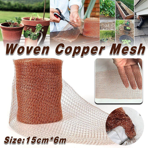 Darrahopens Pet Care > Pest Control > Household Insect Repellents 6 Metres Pure Copper Mesh Knitted Soffit Mesh Rats Rodent Slug Snail Control