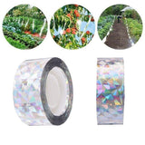 Darrahopens Pet Care > Pest Control > Household Insect Repellents 80m Reflective Bird Repellent Tape Double-Sided Flash Ribbon for Garden and Orchard