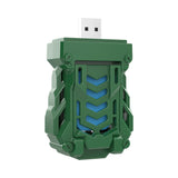 Darrahopens Pet Care > Pest Control > Household Insect Repellents Green Portable USB Mosquito Repellent Heater - Electric Mosquito Killer with Blue Light Lure - Smart Thermostatic for Indoor & Outdoor Use - Non-Toxic & Silent