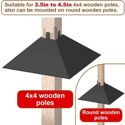 Darrahopens Pet Care > Pest Control > Household Insect Repellents Metal Squirrel Baffle for Post, Squirrel Proof Baffles for Bird Feeder Poles, Outdoor Squirrel Guard for In Australia - Darrahopens