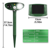 Darrahopens Pet Care > Pest Control > Household Insect Repellents Solar Powered Ultrasonic Animal Bird Repeller Outdoor Pest Insect Control Device