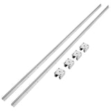 Darrahopens Pet Care > Pest Control > Household Insect Repellents VEVOR Linear Guide Rail Set, SBR20 1800mm, 2 PCS 70.9 in/1800 mm SBR20 Guide Rails and 4 PCS SBR20UU Slide Blocks, Linear Rails and Bearings Kit for Automated Machines DIY Project CNC Router Machines