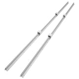 Darrahopens Pet Care > Pest Control > Household Insect Repellents VEVOR Linear Guide Rail Set, SBR20 1800mm, 2 PCS 70.9 in/1800 mm SBR20 Guide Rails and 4 PCS SBR20UU Slide Blocks, Linear Rails and Bearings Kit for Automated Machines DIY Project CNC Router Machines