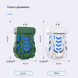 Darrahopens Pet Care > Pest Control > Household Insect Repellents White Portable USB Mosquito Repellent Heater - Electric Mosquito Killer with Blue Light Lure - Smart Thermostatic for Indoor & Outdoor Use - Non-Toxic & Silent