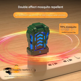 Darrahopens Pet Care > Pest Control > Household Insect Repellents White Portable USB Mosquito Repellent Heater - Electric Mosquito Killer with Blue Light Lure - Smart Thermostatic for Indoor & Outdoor Use - Non-Toxic & Silent