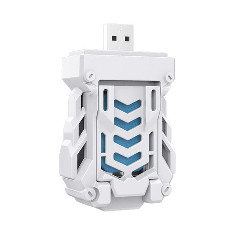 Darrahopens Pet Care > Pest Control > Household Insect Repellents White Portable USB Mosquito Repellent Heater - Electric Mosquito Killer with Blue Light Lure - Smart Thermostatic for Indoor & Outdoor Use - Non-Toxic & Silent