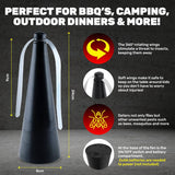 Darrahopens Pet Care > Pest Control SAS Pest Control 12PCE Fly/Insect Repellent Fan BBQ Camping 24 x 9cm