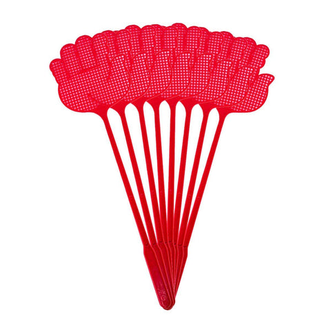 Darrahopens Pet Care > Pest Control SAS Pest Control 144PCE Fly Swatters Flexible Durable Long Handle 44.5cm