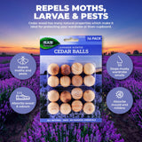 Darrahopens Pet Care > Pest Control SAS Pest Control 192PCE Natural Cedar Mothballs Lavender Scented Repellant