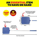 Darrahopens Pet Care > Pest Control SAS Pest Control 24PCE Fly Swatter Extendable Design Foam Grip Handle 35-72cm