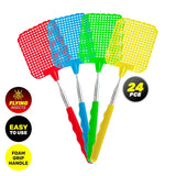Darrahopens Pet Care > Pest Control SAS Pest Control 24PCE Fly Swatter Extendable Handle Flexible Durable 26-72cm