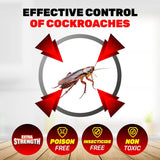 Darrahopens Pet Care > Pest Control SAS Pest Control 48PCE Cockroach Traps Fast Acting Effective 10 x 7.6cm