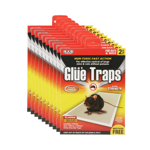 Darrahopens Pet Care > Pest Control SAS Pest Control 48PCE Rat Mice Traps Ready To Use Disposable 17 x 23cm