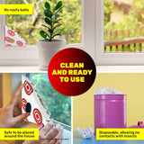 Darrahopens Pet Care > Pest Control SAS Pest Control 48PCE Window Sill Fly/Insect Traps Ready To Use 16.9 x 12cm