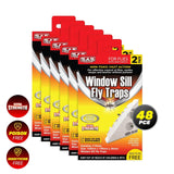 Darrahopens Pet Care > Pest Control SAS Pest Control 48PCE Window Sill Fly/Insect Traps Ready To Use 16.9 x 12cm
