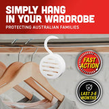 Darrahopens Pet Care > Pest Control SAS Pest Control 72PCE Mothballs Hang Hook Casing Fast Action Effective 12g