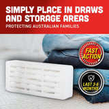 Darrahopens Pet Care > Pest Control SAS Pest Control 72PCE Mothballs In Plastic Casing Fast Acting 35g