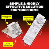 Darrahopens Pet Care > Pest Control SAS Pest Control 72PCE Spider Traps Disposable Non-Toxic 70mm x 205mm