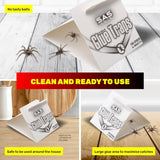 Darrahopens Pet Care > Pest Control SAS Pest Control 72PCE Spider Traps Disposable Non-Toxic 70mm x 205mm