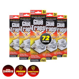 Darrahopens Pet Care > Pest Control SAS Pest Control 72PCE Spider Traps Disposable Non-Toxic 70mm x 205mm