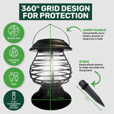 Darrahopens Pet Care > Pest Control SAS Pest Control Solar LED Light/Insect Zapper Lanterns Recharging Battery