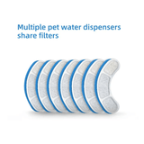 Darrahopens Pet Care > Pet Food 8PCS Filter Electric Pet Water Fountain Automatic Sensor Drinking Dispenser Filter