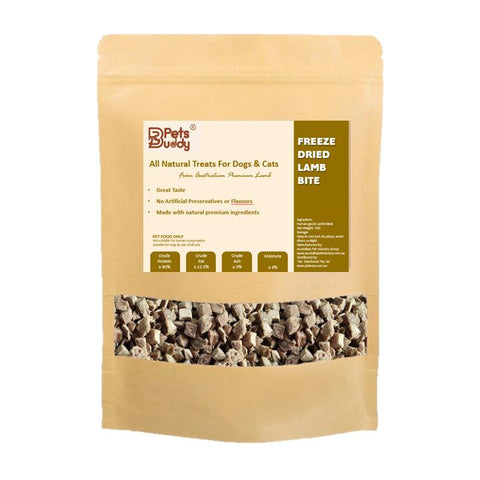 Darrahopens Pet Care > Pet Food > Cat Food PetsBuddy Freeze Dried Treat Lamb Tongue 1kg