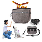 Darrahopens Pet Care > Pet Food > Dog Food Dog Treat Pouch Bag for Training – Removable Liners, Large Opening Capacity Treat Bag Obedience Cards, Waist Strap Clip Treat Fanny Pack for Dog Training and Walking