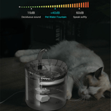 Darrahopens Pet Care > Pet Food Electric Pet Water Fountain Cat Dog Automatic Sensor Drinking Dispenser Filter