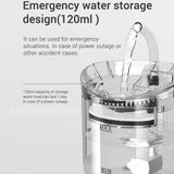 Darrahopens Pet Care > Pet Food Electric Pet Water Fountain Cat Dog Automatic Sensor Drinking Dispenser Filter