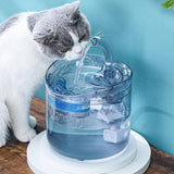 Darrahopens Pet Care > Pet Food Electric Pet Water Fountain Cat Dog Automatic Sensor Drinking Dispenser Filter
