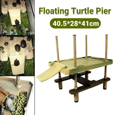 Darrahopens Pet Care > Reptile & Amphibian Supplies > Reptile & Amphibian Habitat Accessories Durable Turtle Dock for Aquatic Turtles and Reptiles