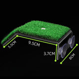 Darrahopens Pet Care > Reptile & Amphibian Supplies > Reptile & Amphibian Habitat Accessories Turtle Basking Platform Simulation Grass Turtle Ramp for Fish Tank Aquarium - L