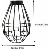 Darrahopens Pet Care > Reptile & Amphibian Supplies > Reptile & Amphibian Habitat Heating & Lighting Reptile Heat Lamp Cover, Reptile Heat Lamp Shade - Wire Reptile Heater Guard, Anti-Scald Lamp Mesh Cover For Terrarium