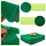 Darrahopens Pet Care > Reptile & Amphibian Supplies > Reptile & Amphibian Habitats 6PCS Egg Laying Box Mat Plastic Chicken Nest Grass Pad Imitation Grass Gasket