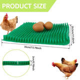 Darrahopens Pet Care > Reptile & Amphibian Supplies > Reptile & Amphibian Habitats 6PCS Egg Laying Box Mat Plastic Chicken Nest Grass Pad Imitation Grass Gasket