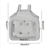 Darrahopens Pet Care > Reptile & Amphibian Supplies > Reptile & Amphibian Habitats Cat Carrying Apron Non Stick Hair Kangaroo Pouch Pet Grooming Suit Portable
