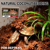 Darrahopens Pet Care > Reptile & Amphibian Supplies > Reptile & Amphibian Habitats Natural Coconut Fibre Reptile Bedding Brick 650g Substrate for Tortoise Snake Spider